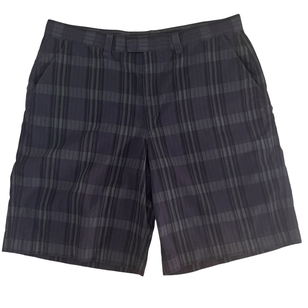 Patagonia Men’s Thrift Shorts Size 35 Flat Front Plaid Woven Logo On The Back
